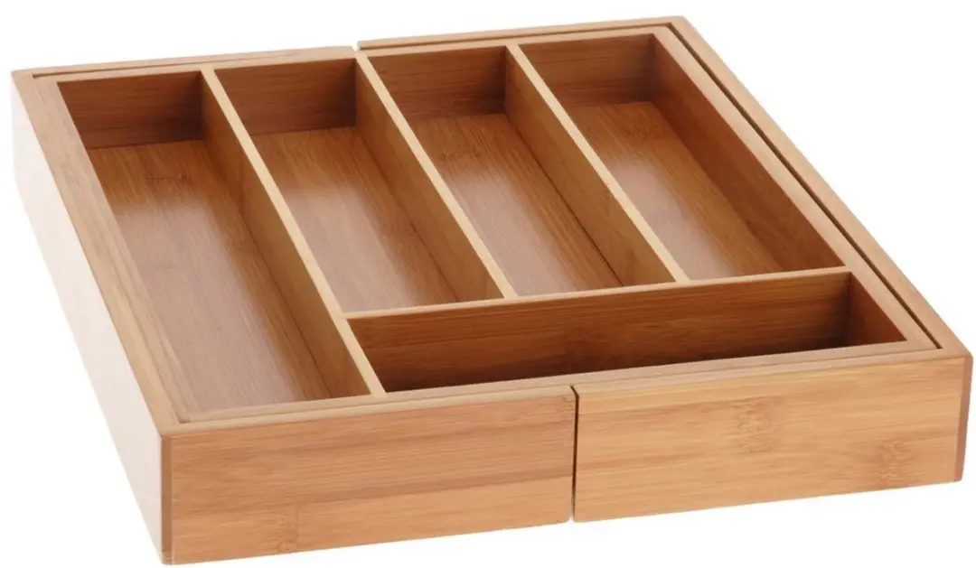 Orion Bamboe Bestekorganizer Verstelbaar 35,5x26cm