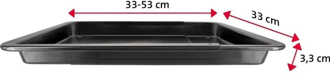 Westmark Back Meister Uitschuifbare Bakplaat 33-53cm - Zwart - afbeelding 6 van 6