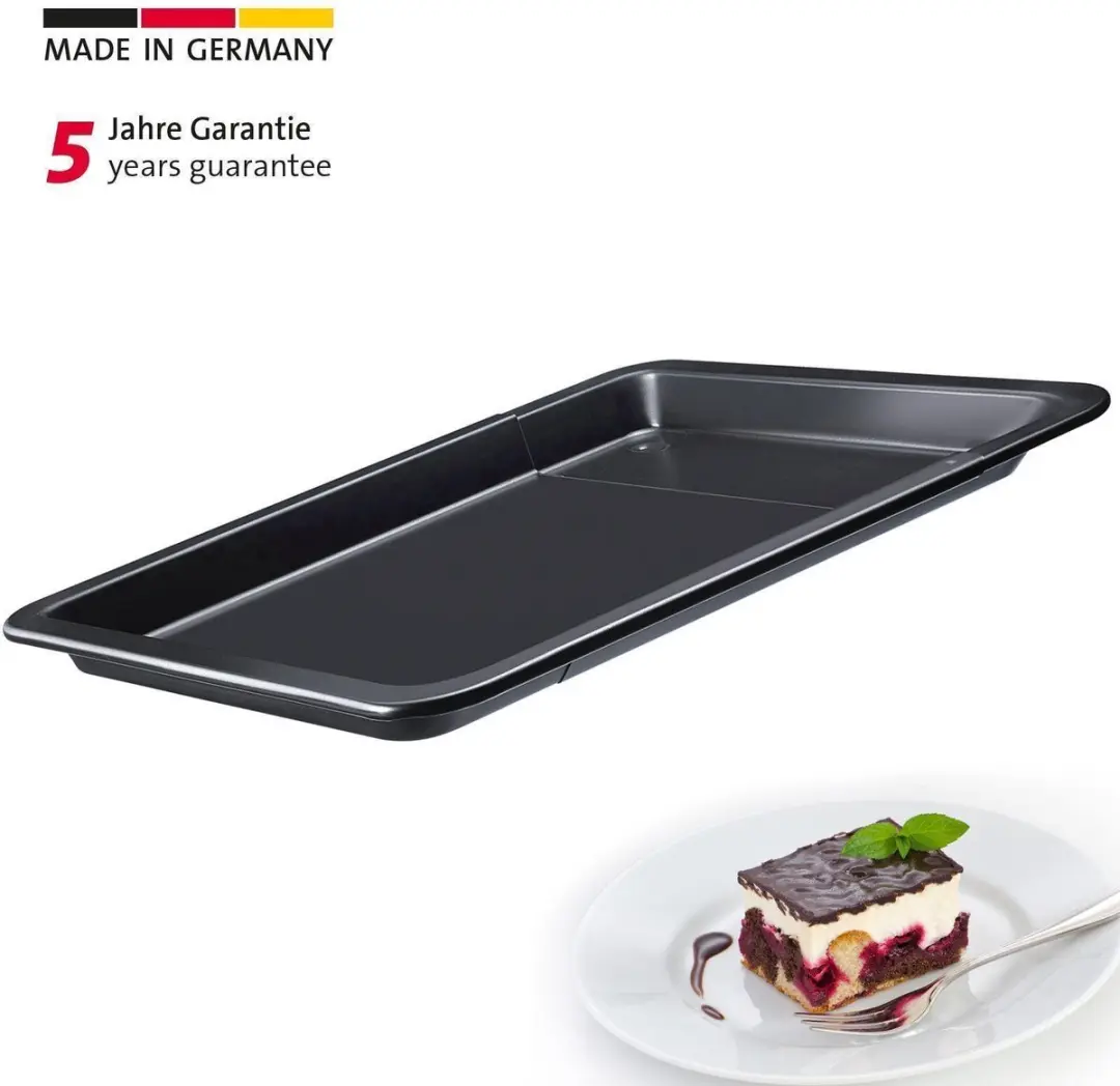 Westmark Back Meister Uitschuifbare Bakplaat 33-53cm - Zwart