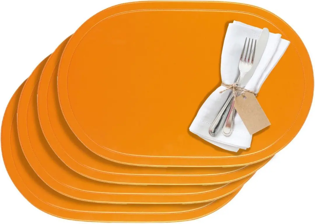 Westmark Saleen Placemats 45,5x29cm - 4 Stuks - Oranje