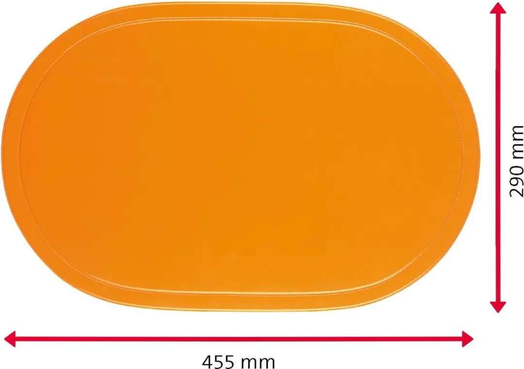 Westmark Saleen Placemats 45,5x29cm - 4 Stuks - Oranje