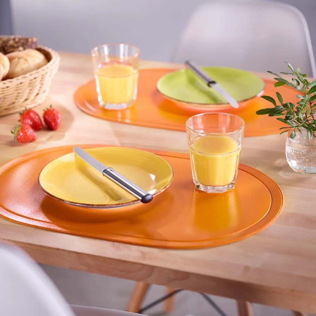 Westmark Saleen Placemats 45,5x29cm - 4 Stuks - Oranje