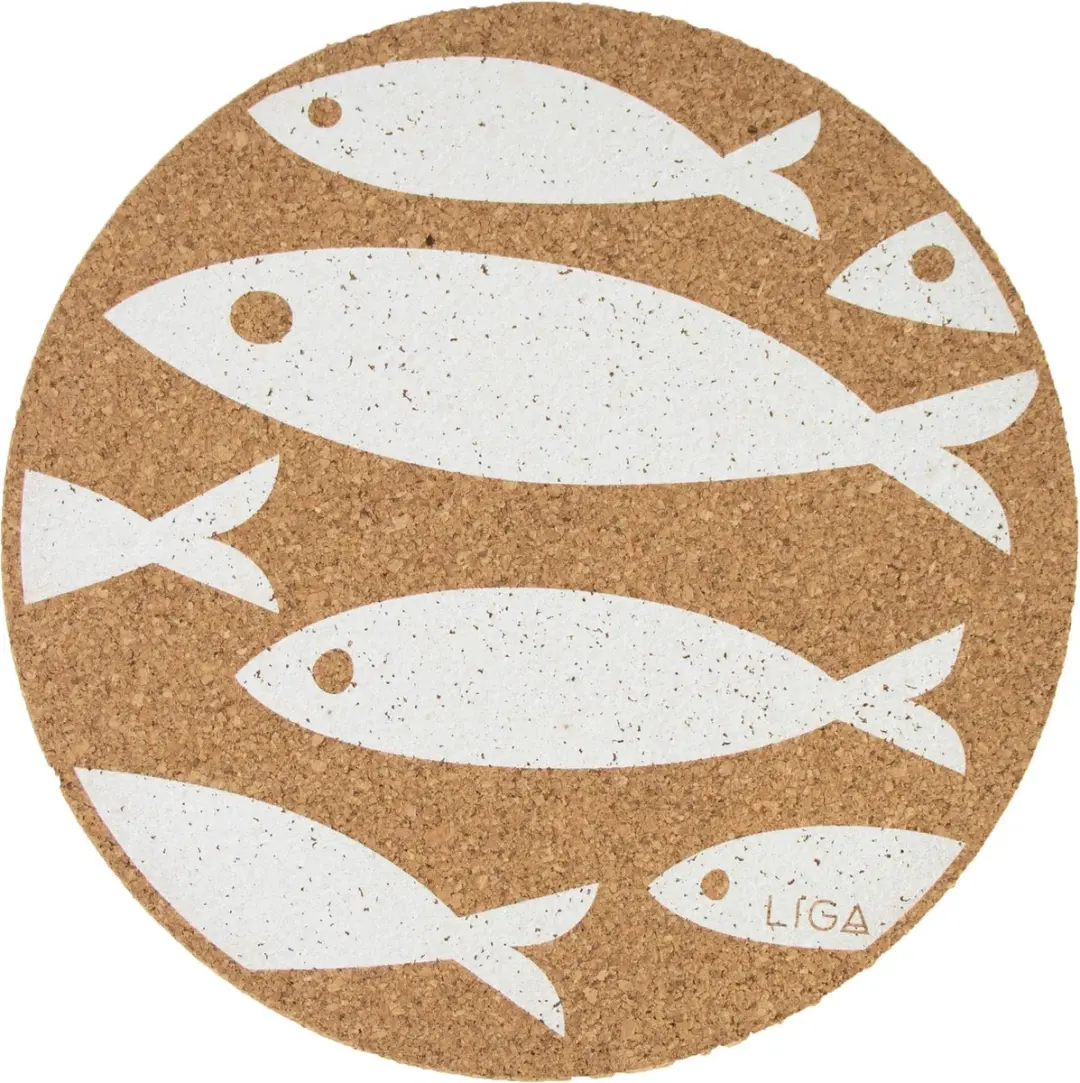 Liga Placemat Vis Set 4 Stuks