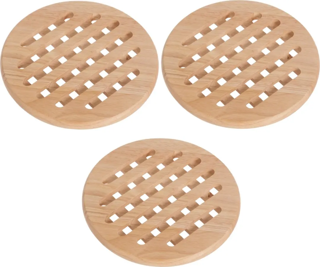 Cosy&Trendy Ronde Pannen Onderzetters 19cm - 3 Stuks