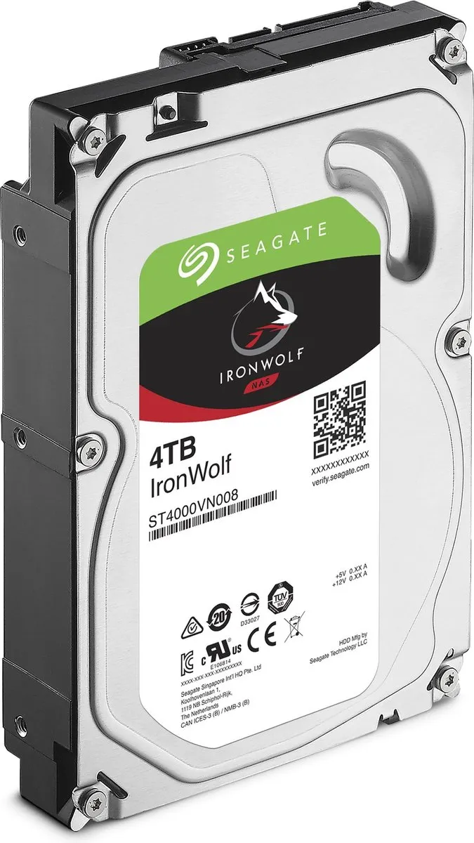 Seagate IronWolf ST4000VN008 Interne Harde Schijf 4TB