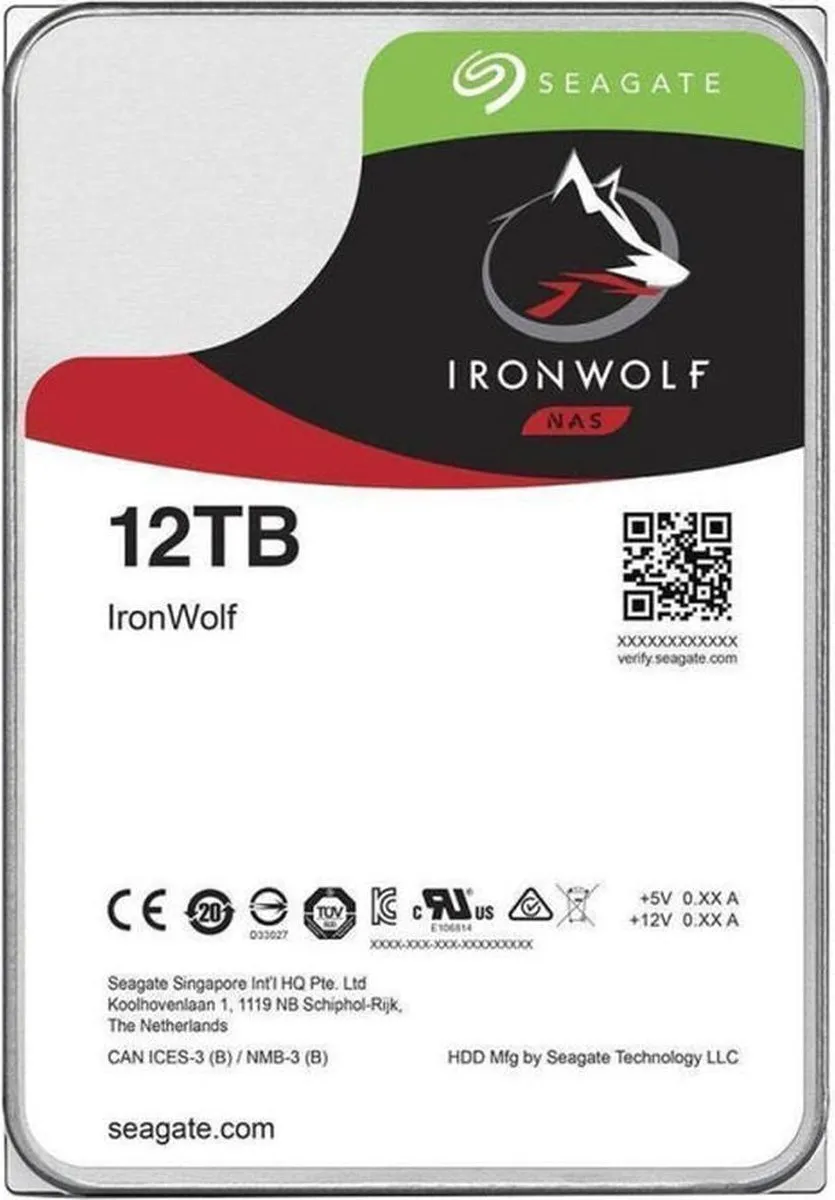 Seagate IronWolf ST4000VN008 Interne Harde Schijf 4TB