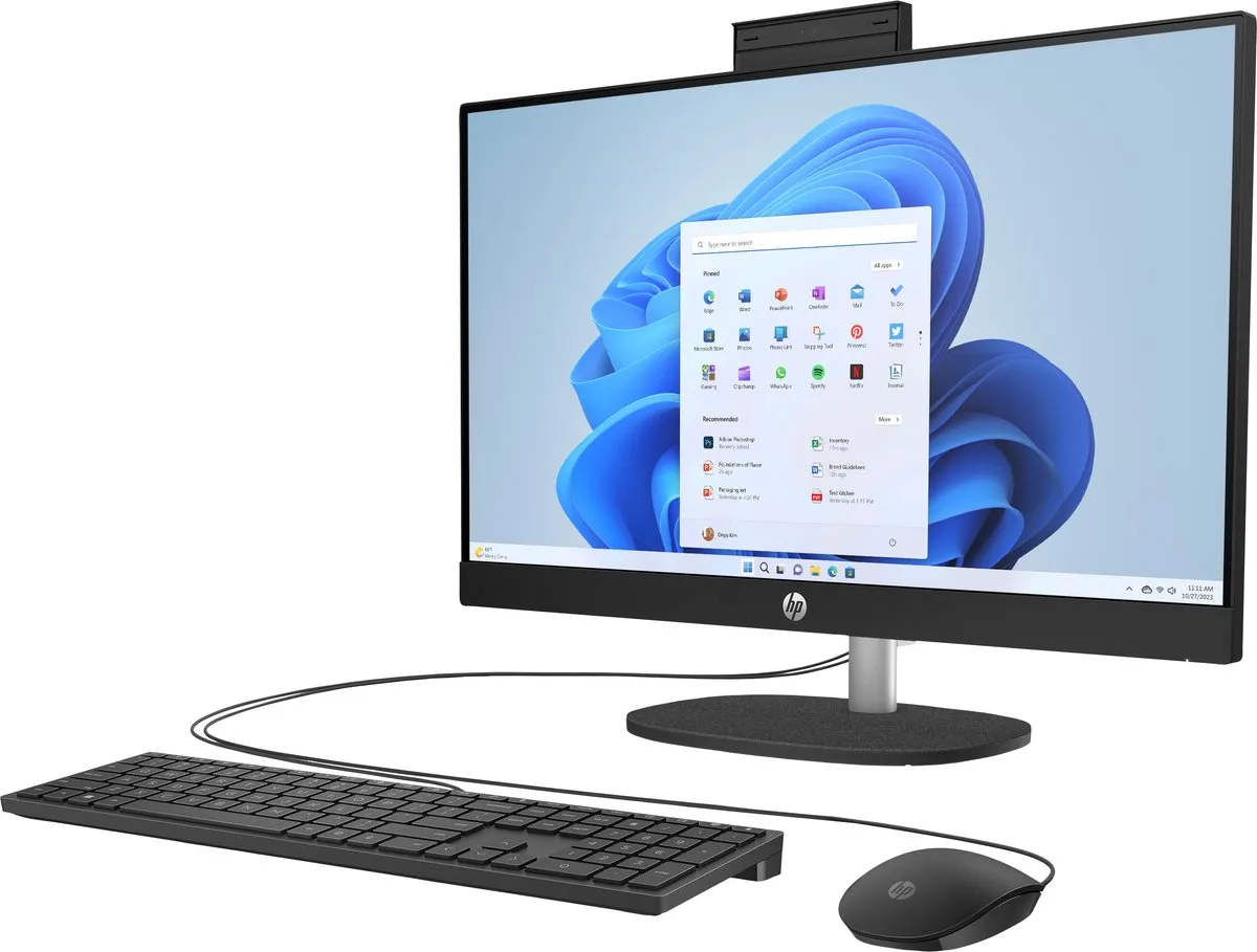 HP 24-cr0400ng Alles-in-één PC - 60,5 cm Wit - afbeelding 2 van 6