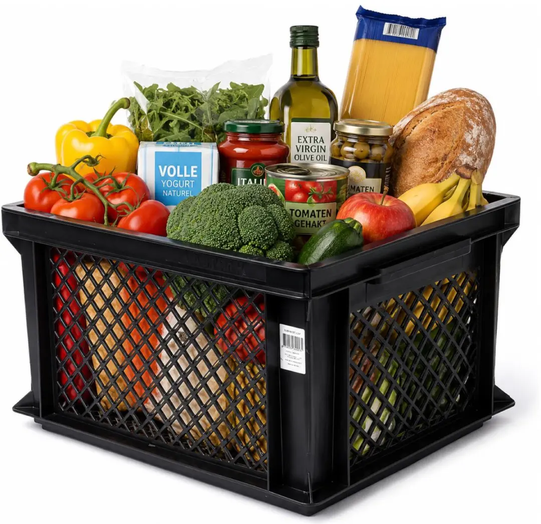 Bellatio Design Opbergbox Zwart 40x30x22cm