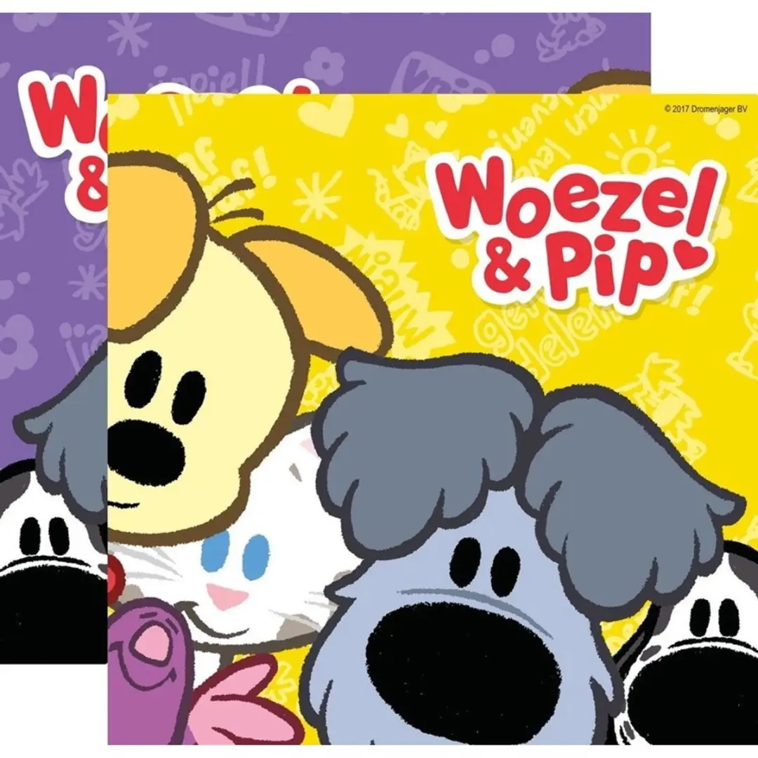 Woezel & Pip Themafeest Servetten 33x33cm