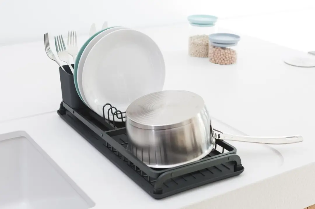 Brabantia SinkSide Afdruiprek 117268 - Bestekhouder - Donkergrijs