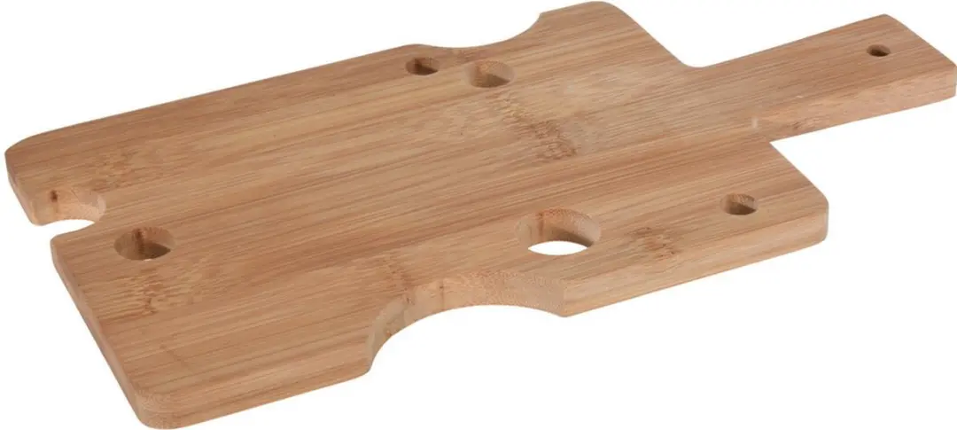 Excellent Houseware Borrelplank Kaasplank Bamboe - 29x15cm Lichtbruin