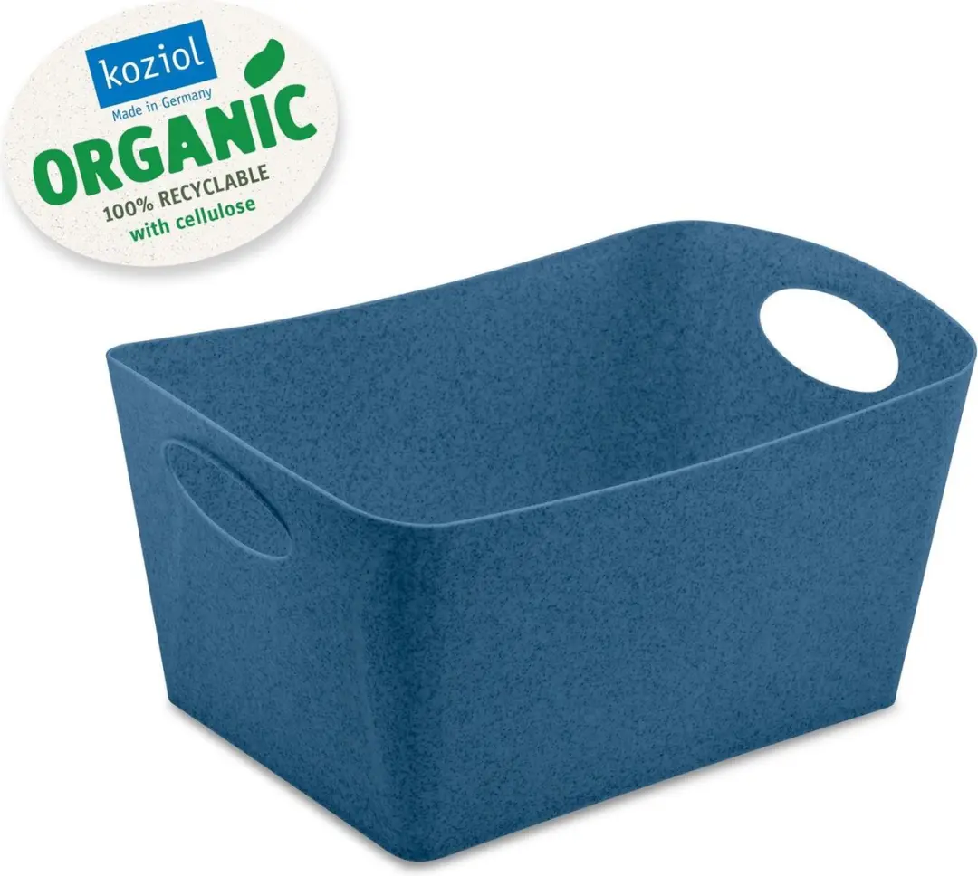 Koziol Boxxx M Organic Opbergbox 3,5L - Marineblauw