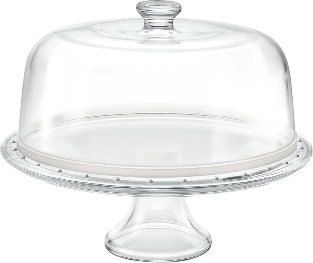 Borgonovo Palladio Taartschotel 31x17cm - Transparant