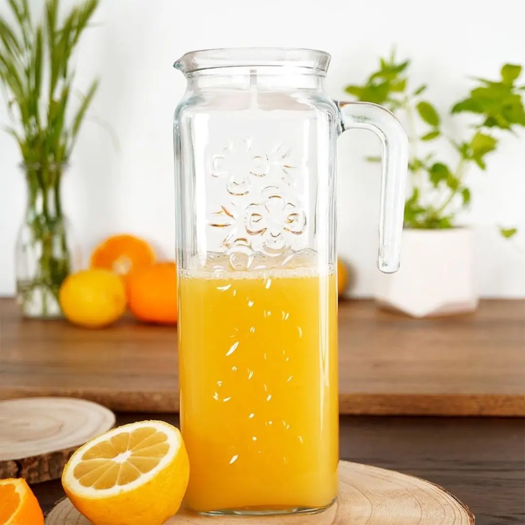 Orion Glazen Karaf met Deksel 1,2L - Transparant