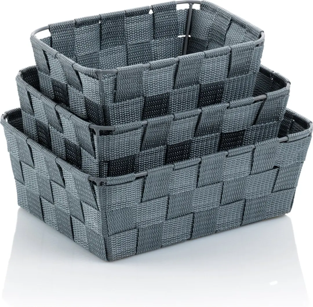 Kela Alvaro Mand Set - 3 Stuks Grijs