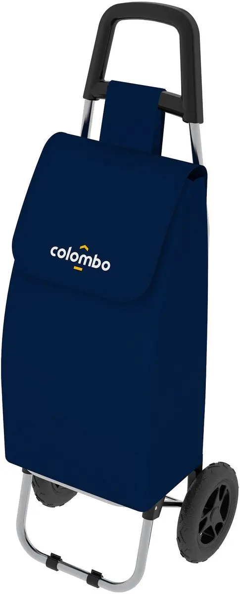 Cosy&Trendy Rolly Blauw Shopping Trolley 40L - afbeelding 2 van 2