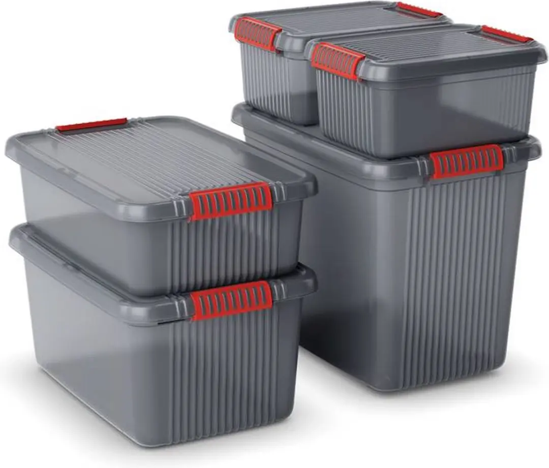 KIS K Latch Opbergbox 28L - Grijs