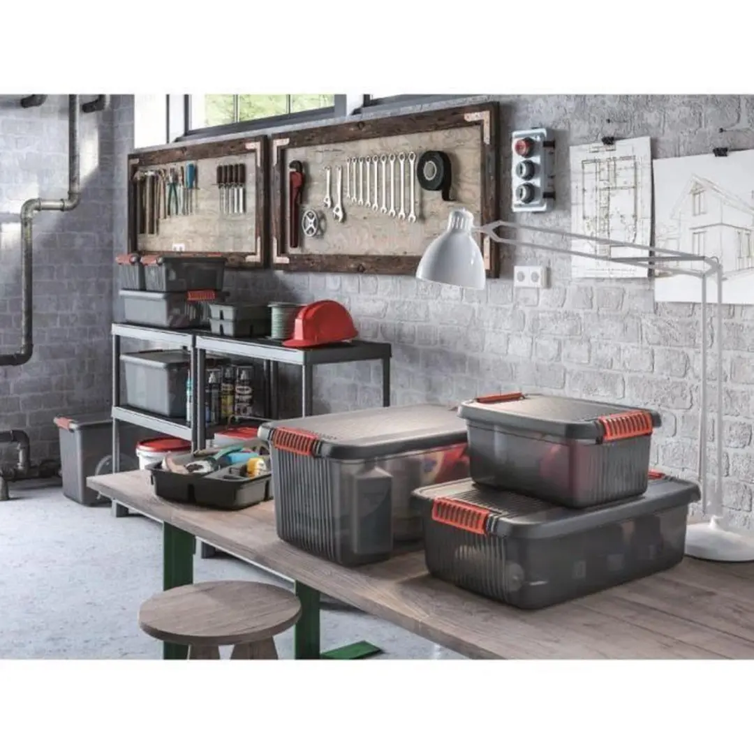 KIS K Latch Opbergbox 28L - Grijs