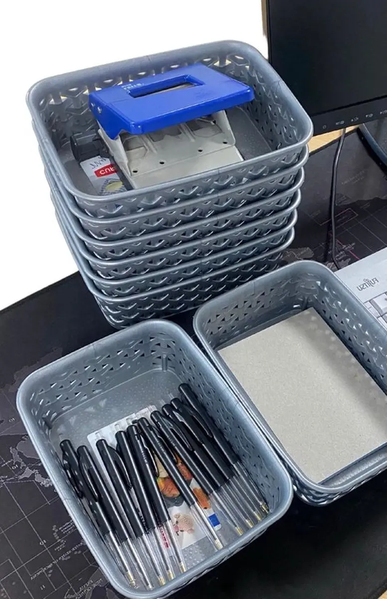 Curver My Style Tray Opbergmand 1.7L - Zilver