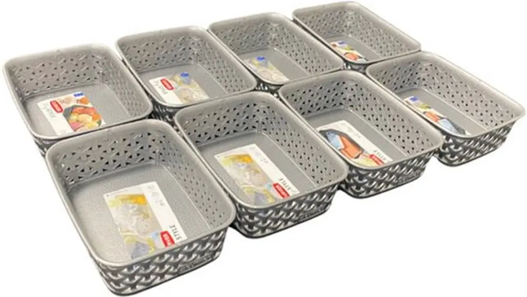 Curver My Style Tray Opbergmand 1.7L - Zilver