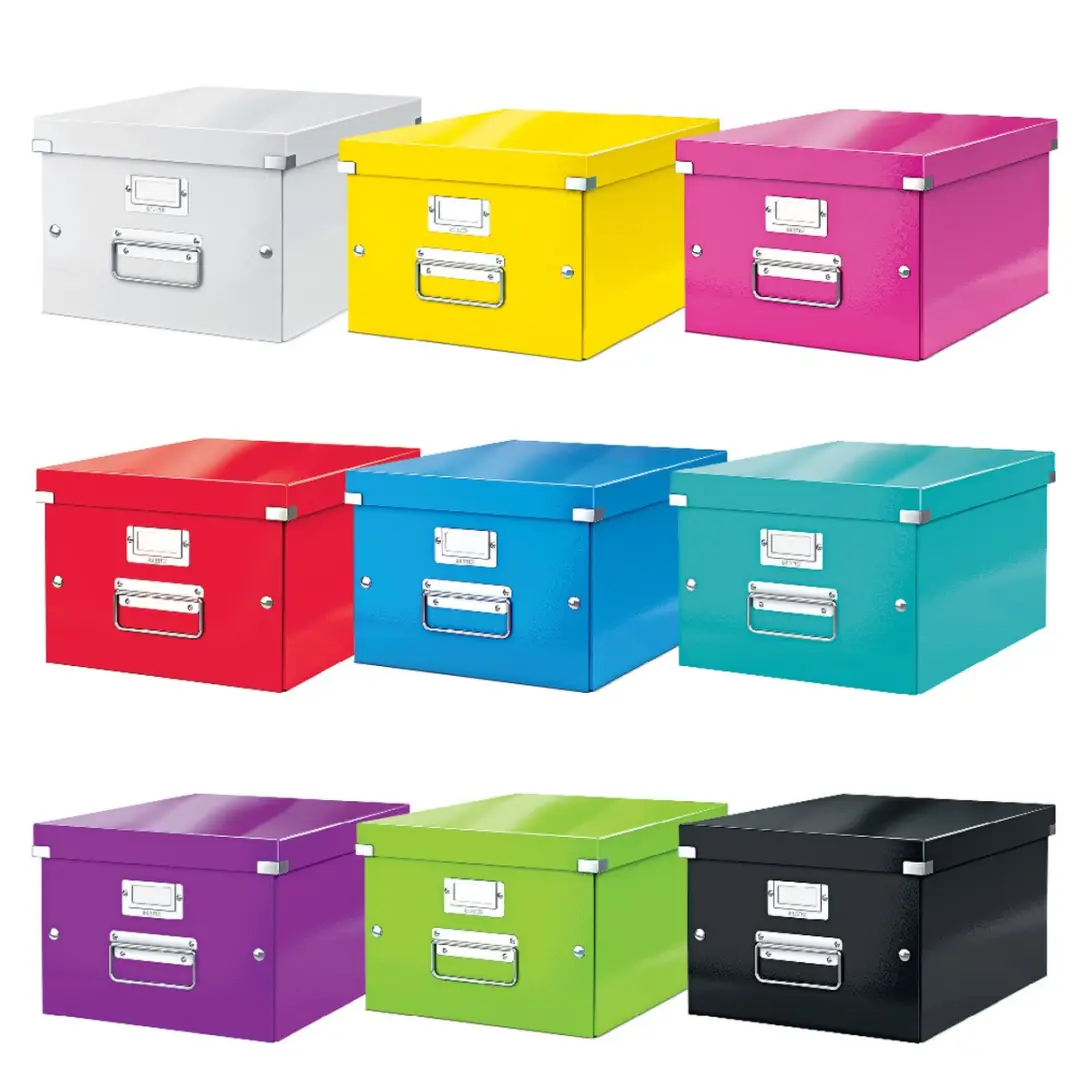 Leitz WOW Click & Store Opbergdoos A4 - 28,1x37cm - 16L - Wit