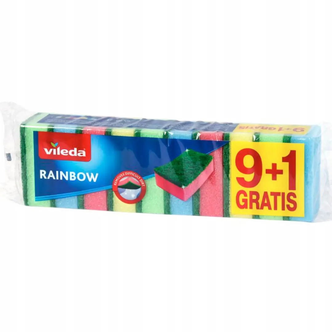 Vileda Style Serie Regenboog Schuurspons