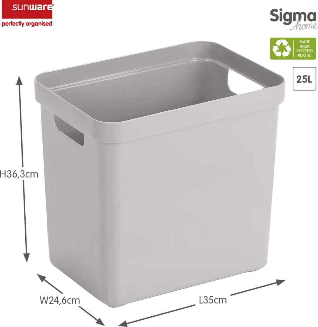 Sunware Sigma Home Opbergbox 25L - Grijs - afbeelding 2 van 6