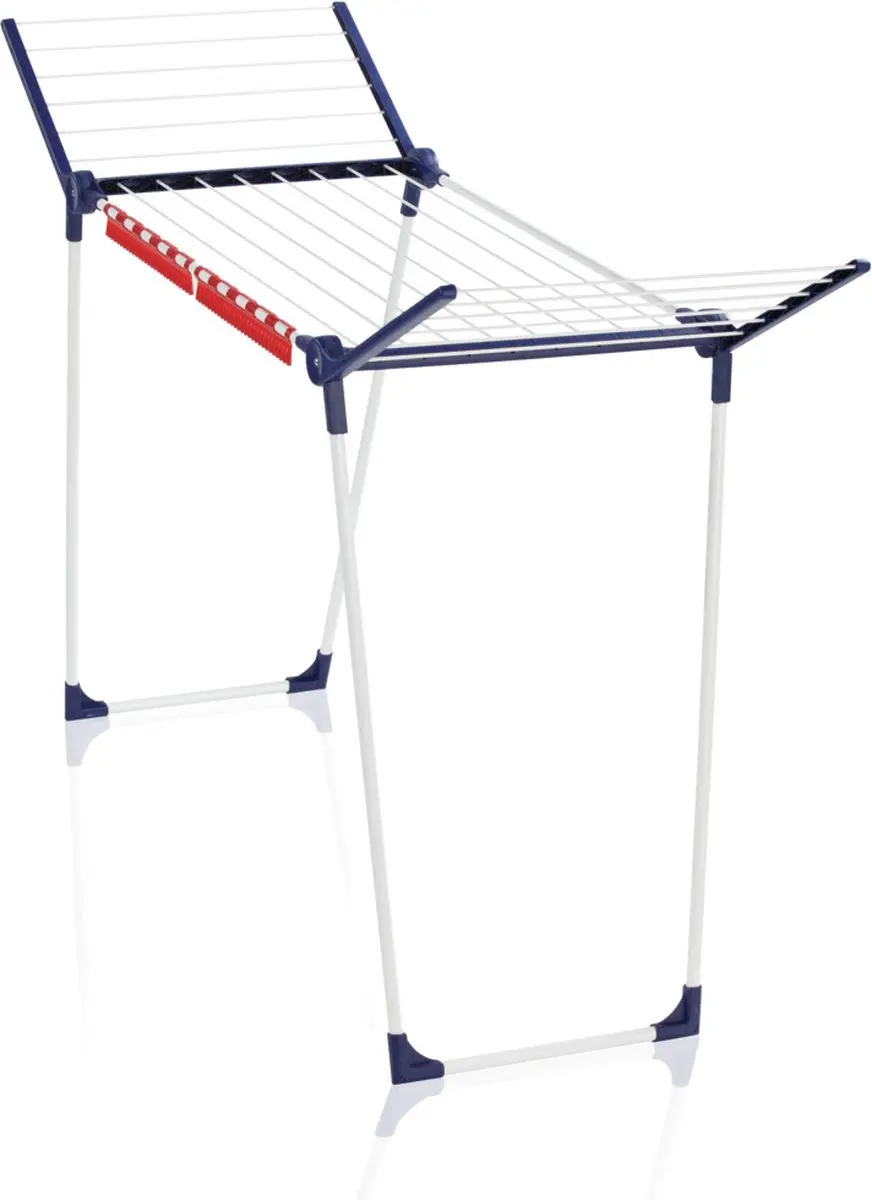 Leifheit Pegasus 150 Solid Slim Droogrek 15m - Rood/Wit/Blauw