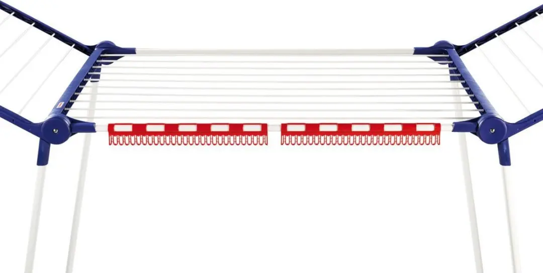 Leifheit Pegasus 150 Solid Slim Droogrek 15m - Rood/Wit/Blauw