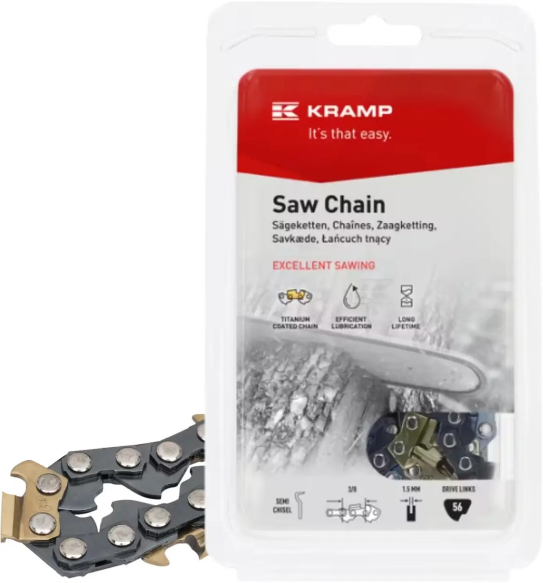 Kramp Zaagketting 3/8" 1,5mm