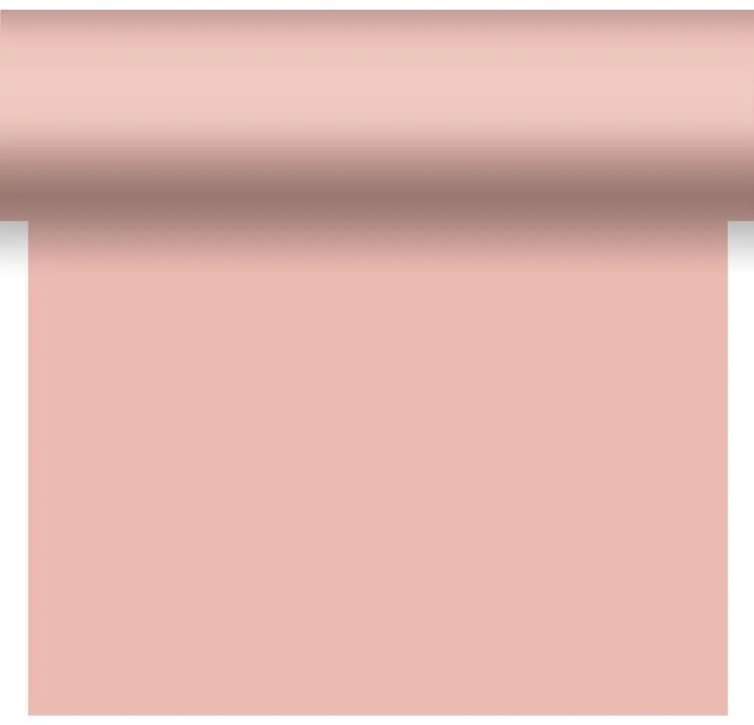 Duni Tafelloper Papier Lichtroze 480x40cm Textiellook