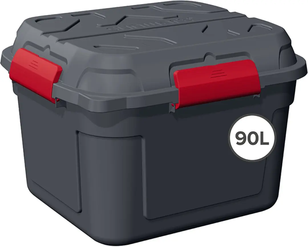 Sunware Q-line Waterdichte Opbergbox 90L - 60x53x43cm Antraciet