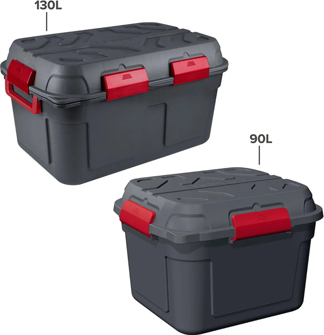 Sunware Q-line Waterdichte Opbergbox 90L - 60x53x43cm Antraciet