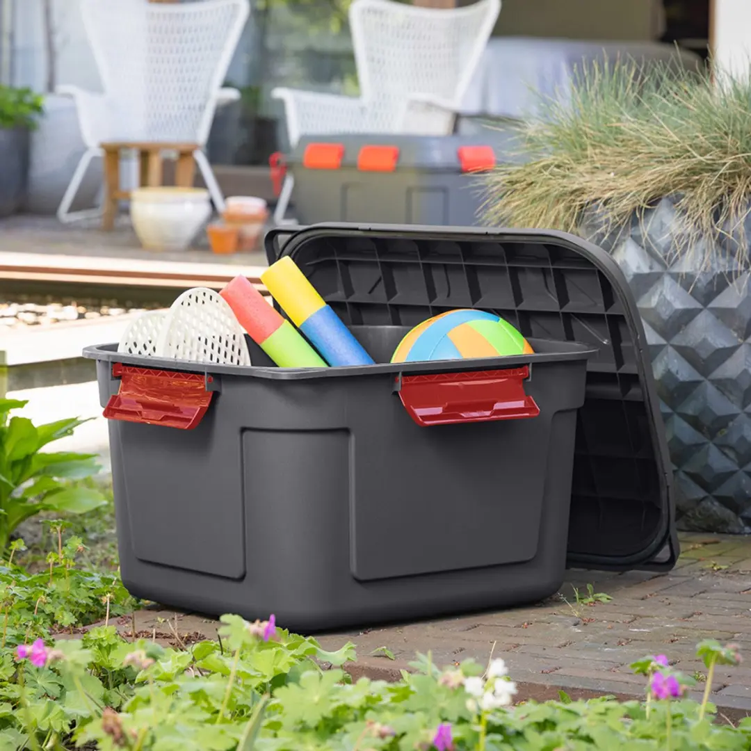 Sunware Q-line Waterdichte Opbergbox 90L - 60x53x43cm Antraciet
