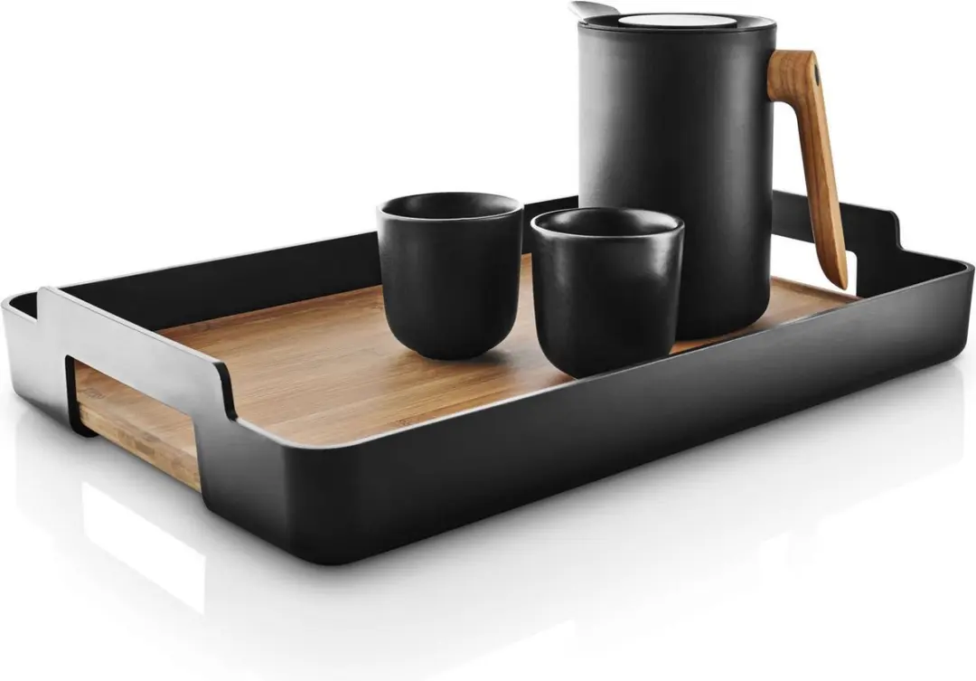 Eva Solo Nordic Kitchen Dienblad 50x34cm - Bamboe - Zwart/Bruin