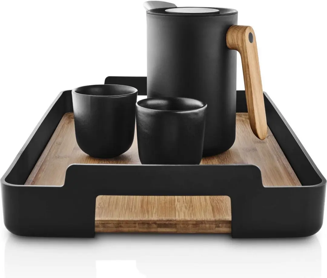 Eva Solo Nordic Kitchen Dienblad 50x34cm - Bamboe - Zwart/Bruin