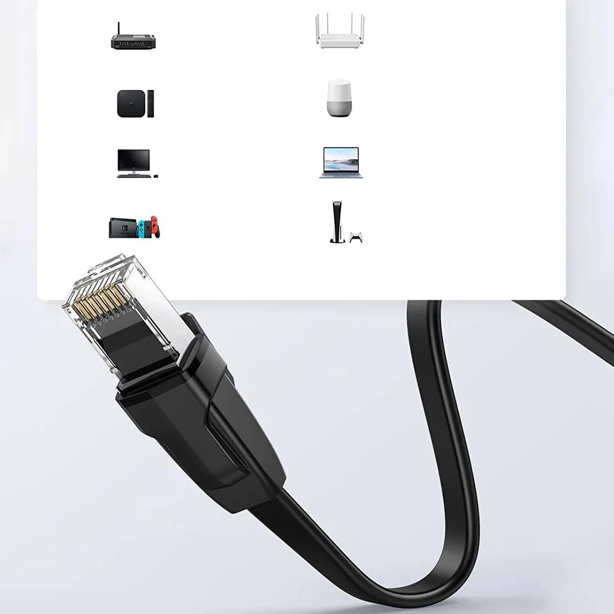 Ugreen Cat6 Ethernetkabel 0,5m - RJ45 - Zwart