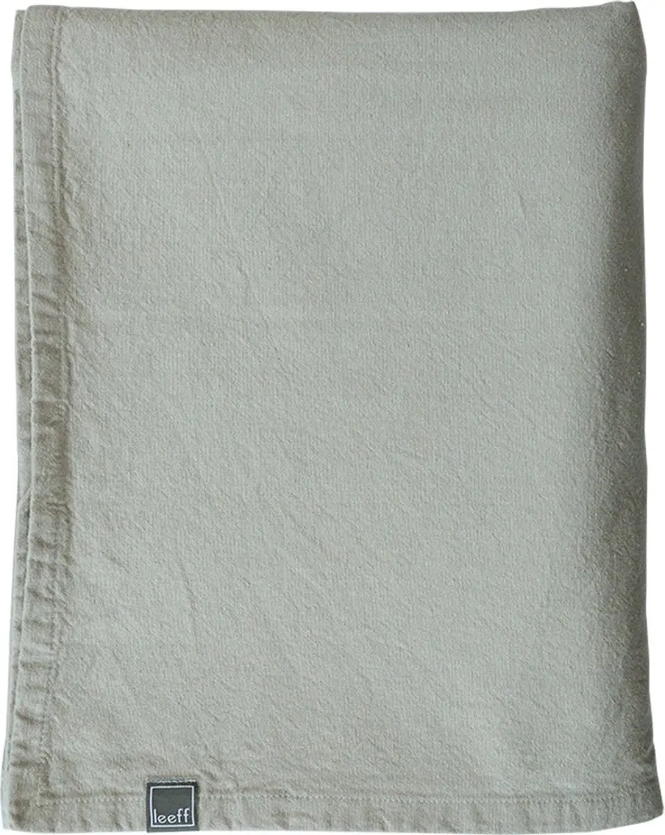 Leeff Tafelkleed Lichtgrijs Katoen 140x230cm