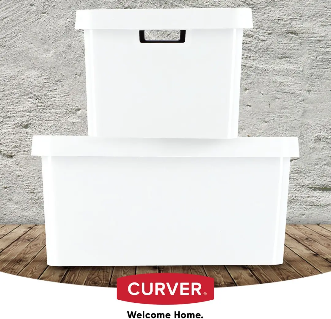 Curver Infinity Box Opbergbox 45L - Wit
