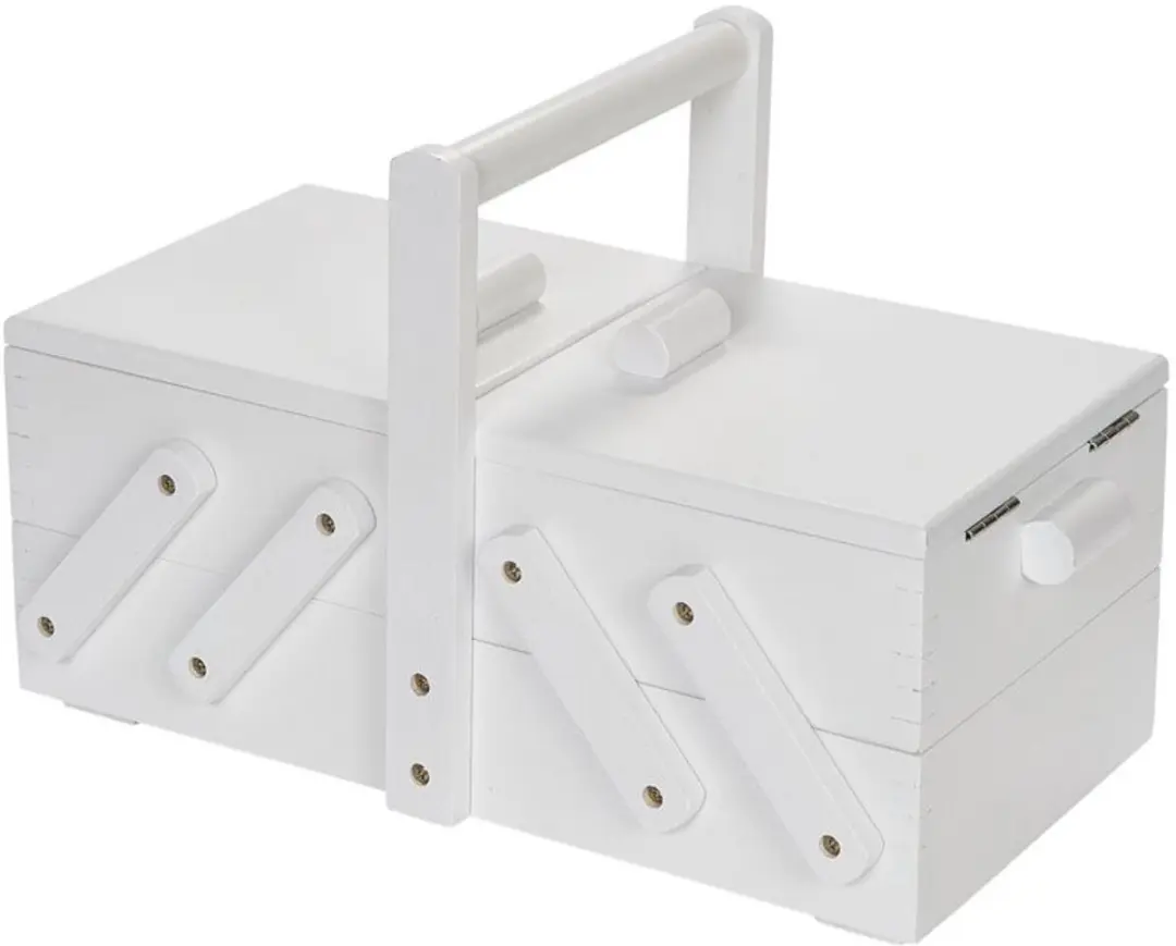 Prym Naaibox Hout S Wit 612579