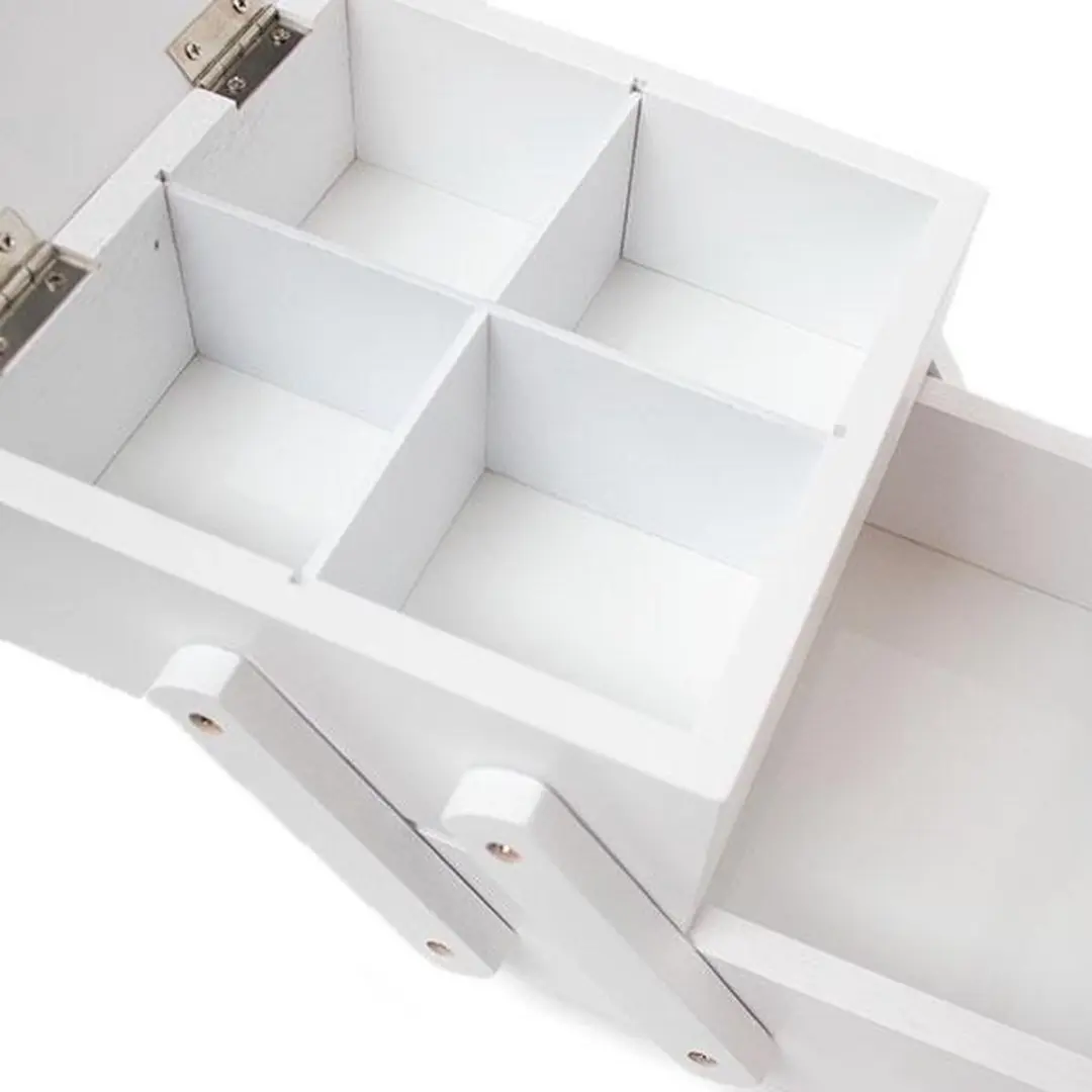 Prym Naaibox Hout S Wit 612579
