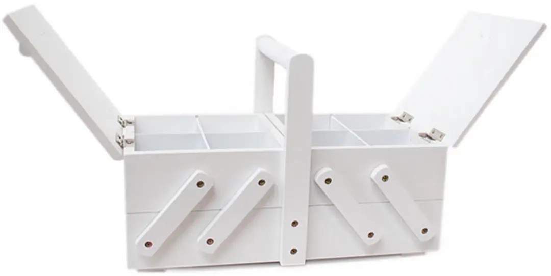 Prym Naaibox Hout S Wit 612579