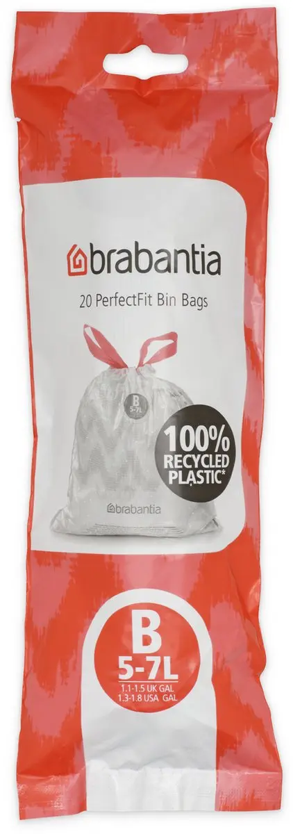 Brabantia PerfectFit Vuilniszakken 5L - 200 Stuks - afbeelding 6 van 6