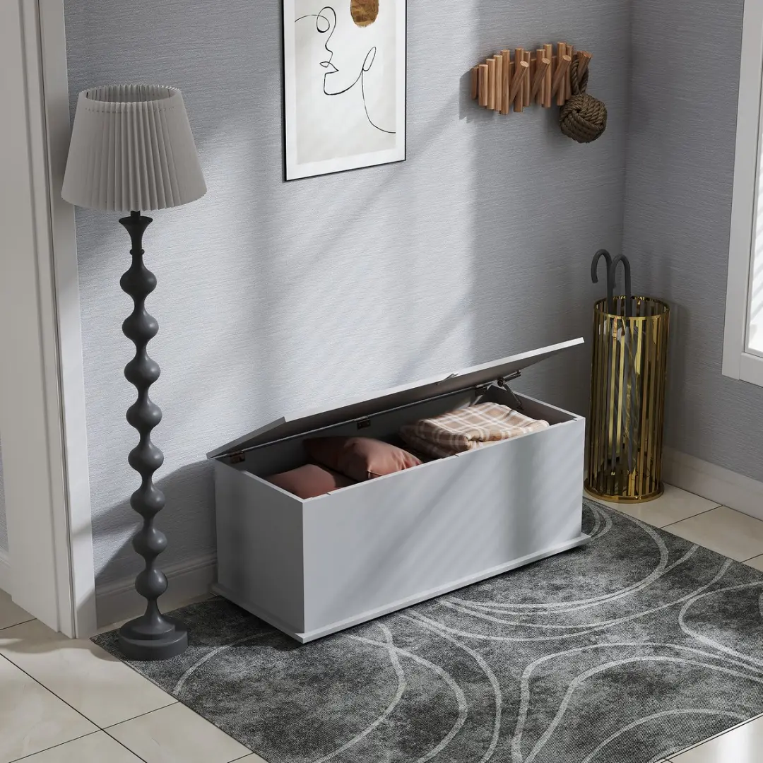 Homcom Opbergkist 100x40x40cm - Grijs