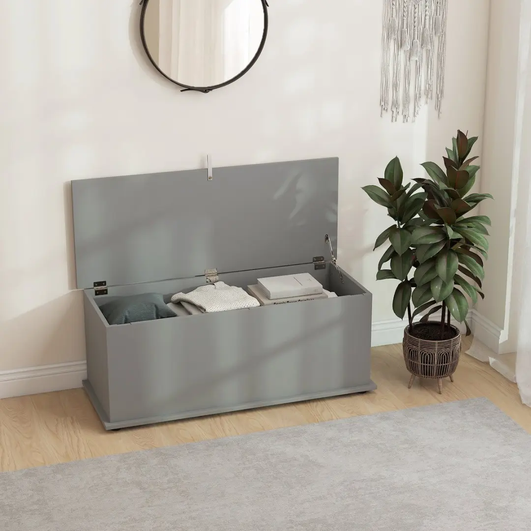 Homcom Opbergkist 100x40x40cm - Grijs