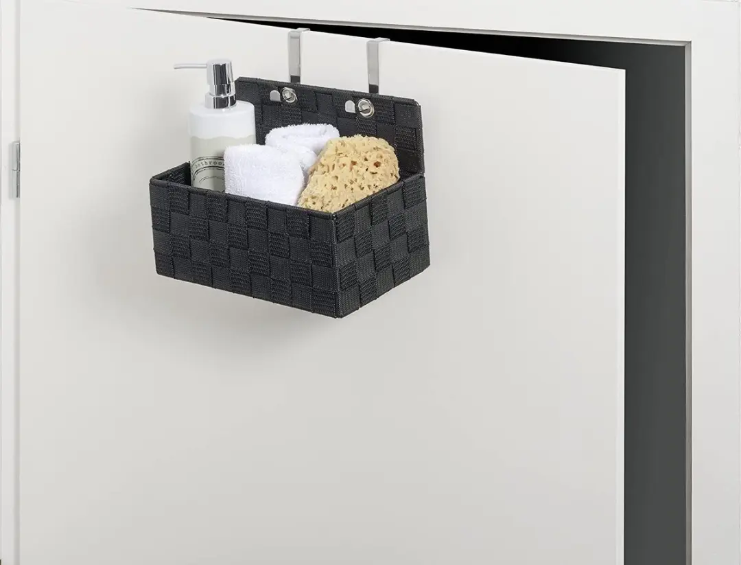 Wenko Adria Opbergmand 5L - 15,5x25x20cm - Zwart