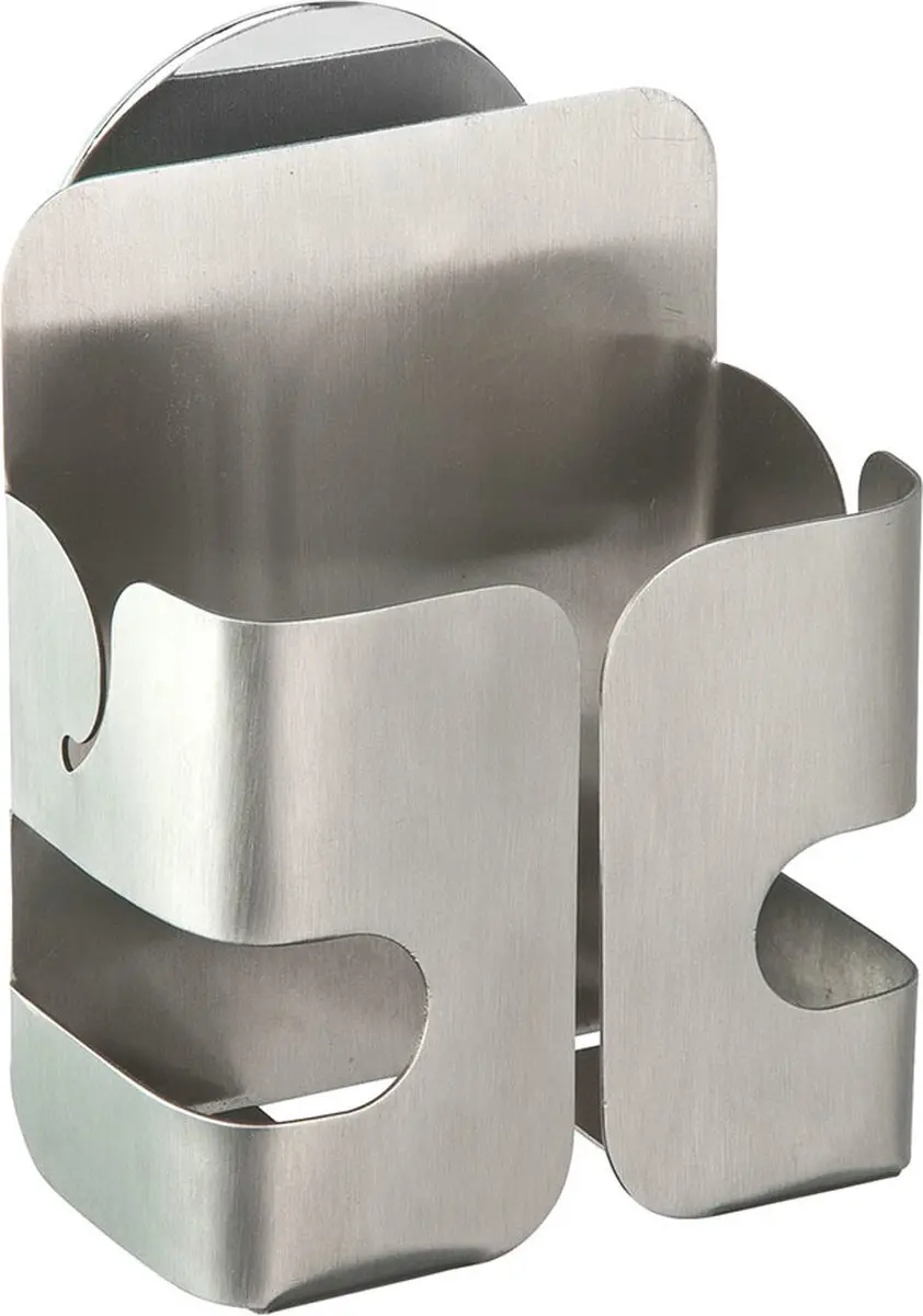 Wenko RVS Schuursponshouder Zilver