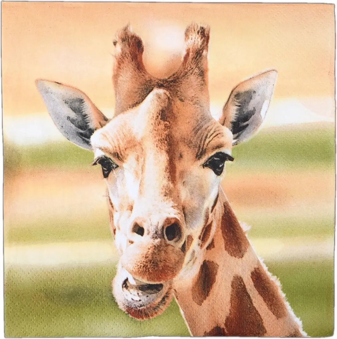 Esschert Design Giraffe Papieren Lunchservetten 33x33cm