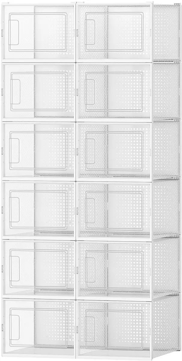 Songmics Schoenendozen Set 12 Stuks