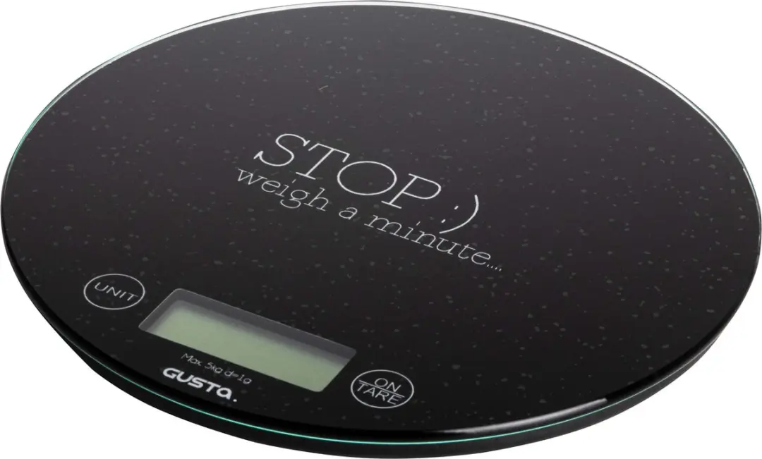 Gusta Digitale Weegschaal 01161100 - 5 kg - Zwart
